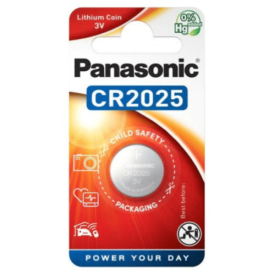 Baterie Panasonic, 3V, litiu, CR-2025L/2BP