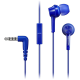 Casti Audio In Ear, RP-TCM115E-A, cu fir, Microfon, Albastru, Panasonic