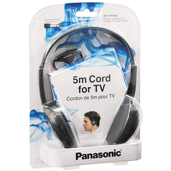 Casti, Panasonic, audio On-Ear, cu fir RP-HT090E-H