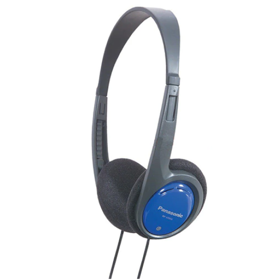 Casti, Panasonic, Audio On Ear, Cu fir, Albastru, RP-HT010E-A