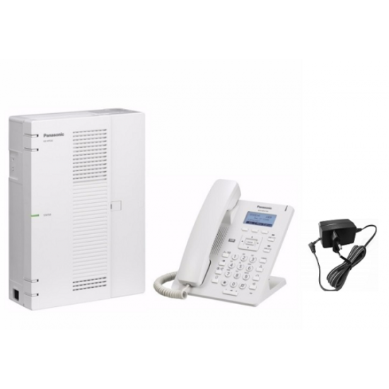 Centrala telefonica Hybrid IP Panasonic KX-HTS32CE (8/8), Telefon SIP KX-HDV130 si  alimentator KX-A423