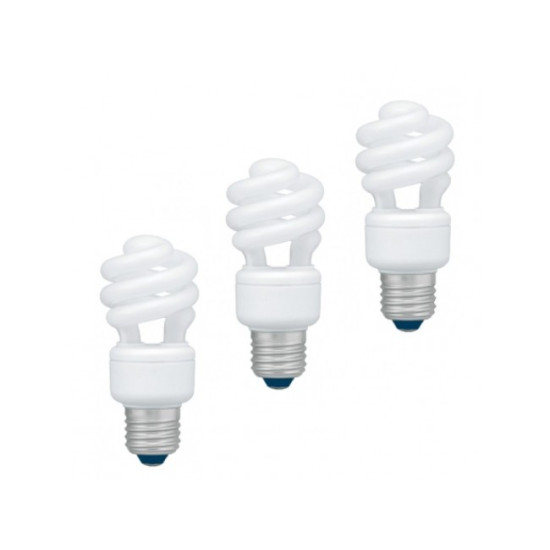 EFD11E27HD3E-3 Bec economic Panasonic, putere lampa 11W, Echivalent pentru incandescenta 55W, pachet 3 becuri