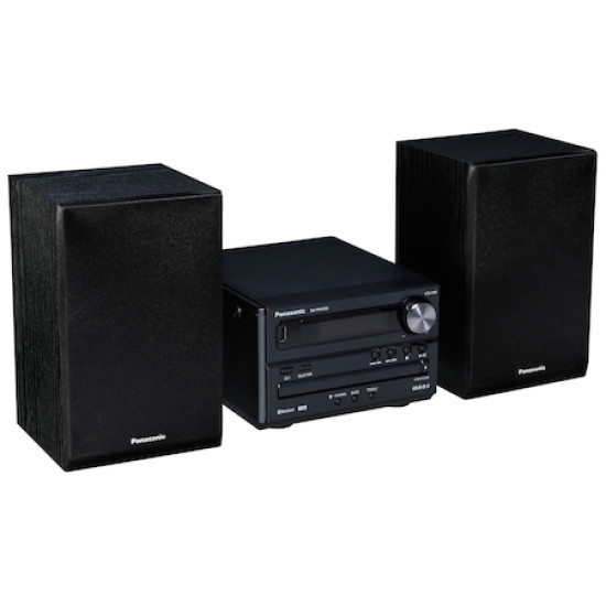 Microsistem audio, Panasonic, 20W, USB, Bluetooth, Negru, SC-PM250EG-K