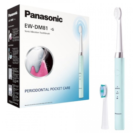 Periuta de dinti Panasonic, cu peri foarte fini EW-DM81-G503, cu vibratii sonice