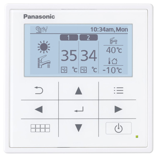 Pompa de caldura Panasonic, Aquarea HP All in One, Generatia H, 12 kW,  KIT-ADC12HE8