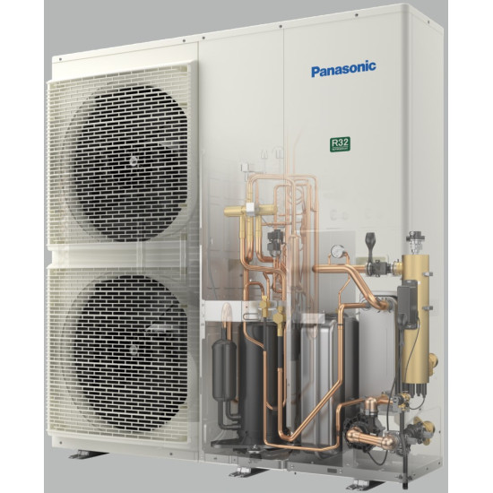 Pompa de caldura Panasonic, Aquarea T-CAP, Mono-bloc, Generatia J, 12 kW, WH-MXC12J9E8