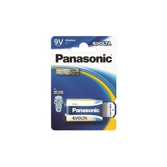 Baterie, Panasonic, Evolta 9V, alcalina,  blister 1 baterie, 6LR61EGE/1BP