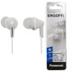 Casti, Panasonic, Audio In Ear, Cu fir, Alb, RP-HJE125E-W