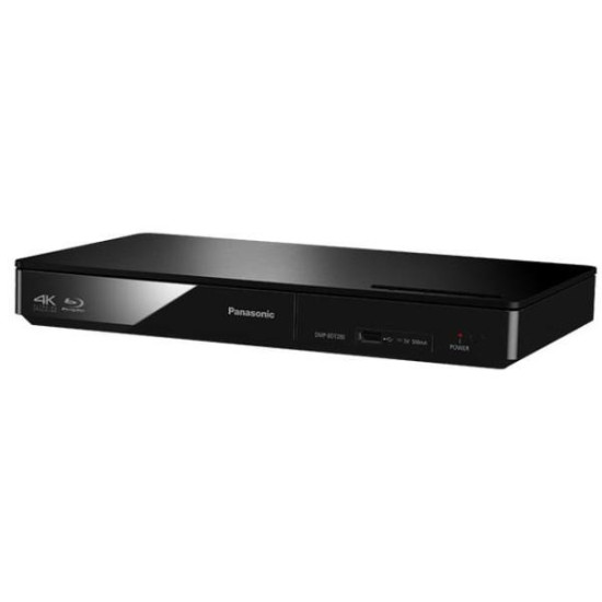 Blu-ray player, Panasonic, 3D, upscaling 4K, Smart, Wireless, DLNA, Miracast, Argintiu, DMP-BDT280EG