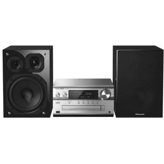 Microsistem audio High-Res, Panasonic, 120W, BT, USB-DAC, Lincs D-Amp, Difuzoare 3 cai, Optical-in, argintiu SC-PMX90EG-S