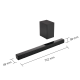 Soundbar slim, Panasonic, cu subwoofer wireless 80W, Bluetooth, negru, SC-HTB150EGK