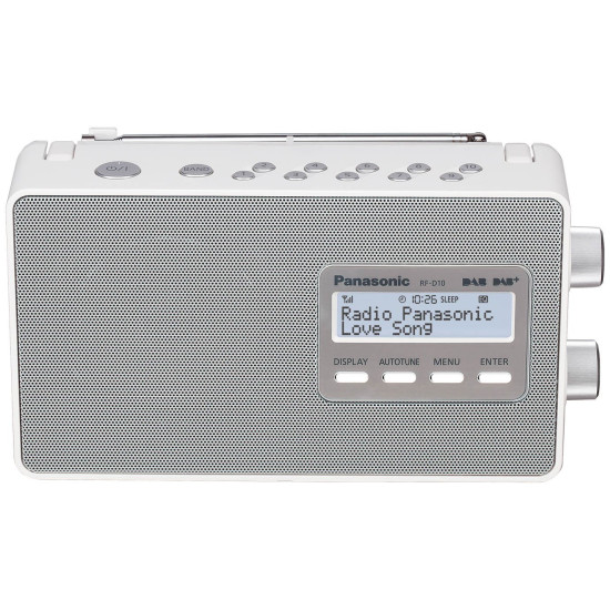 Radio digital, RF-D10EG-W DAB, timer, ecran LC, Panasonic