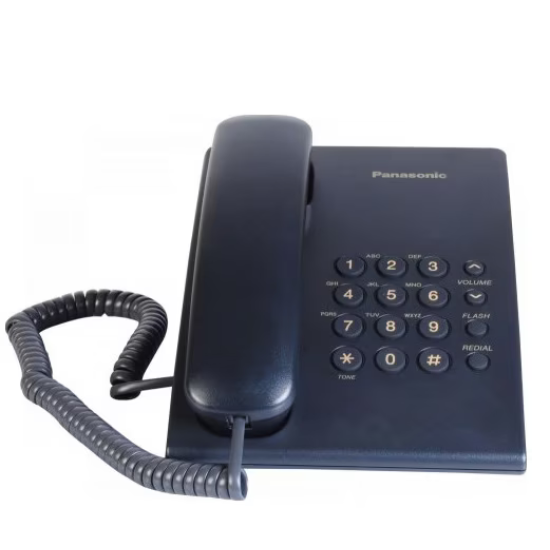 Telefon analogic Panasonic KX-TS500FXC, indigo